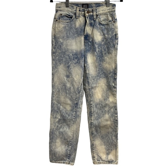 BDG jeans slim straight 24 bleach faded acid wash denim 100%‎ cotton - Picture 1 of 7